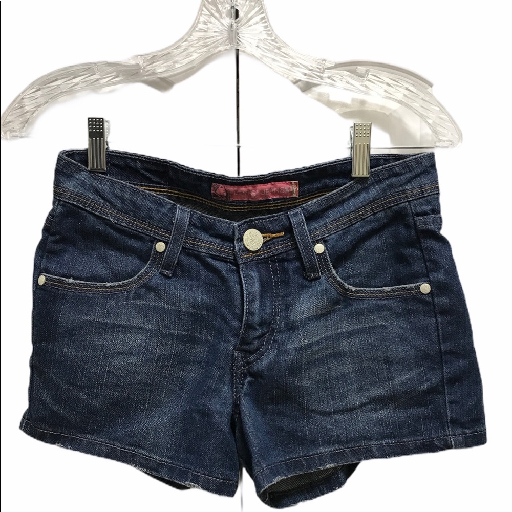 Womens Levis Denim  Shorts Size 3, Dark Wash,